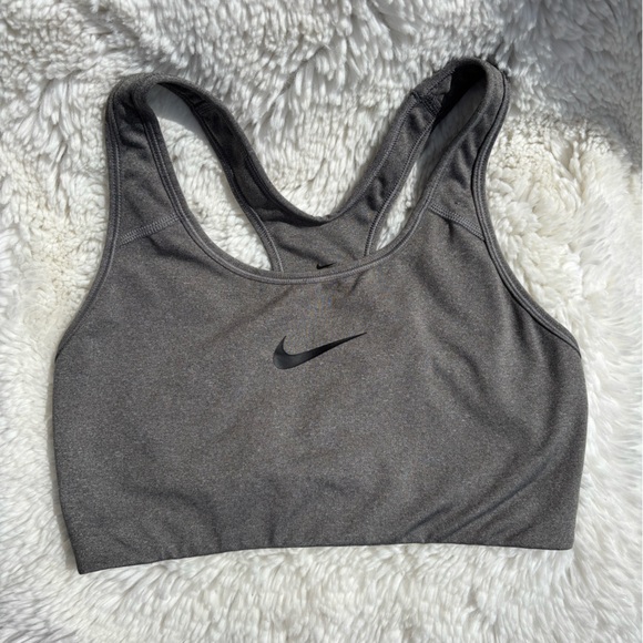 Nike Other - Nike Gray Racerback Sports Bra Performance Fabric